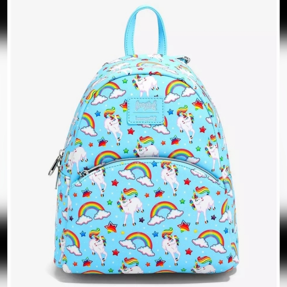 NWT Lisa Frank x Loungefly unicorn mini backpack